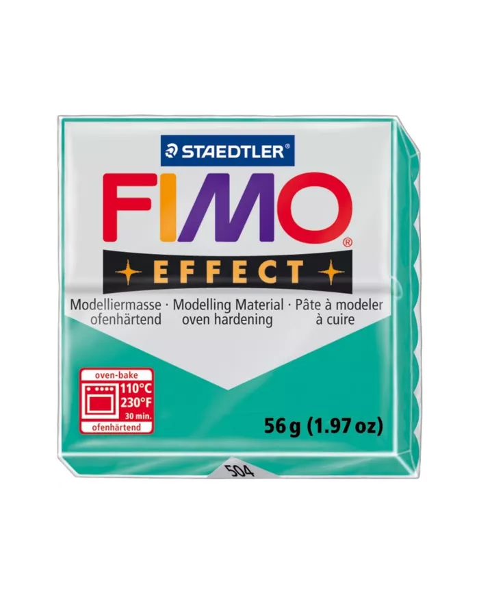 Fimo effect 57g vert transparent