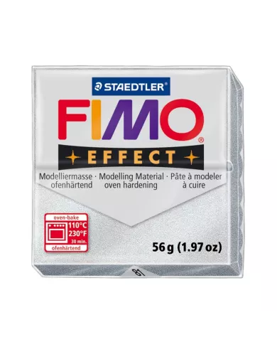 Fimo effect 57g argent metallic