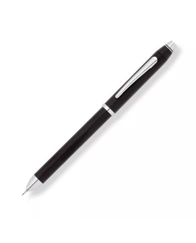 Stylo-bille multifonctions Tech3 Noir Satiné finition chromé