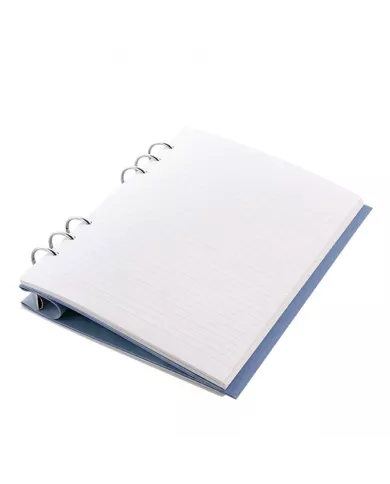 Clipbook A5 simili cuir bleu clair