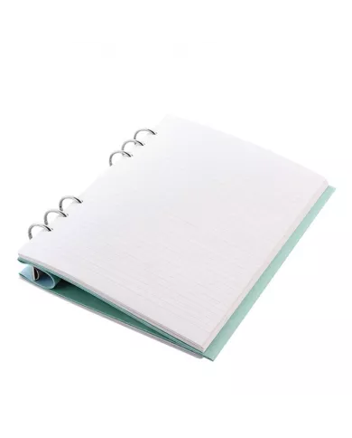 Clipbook A5 simili cuir vert clair