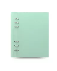 Clipbook A5 simili cuir vert clair