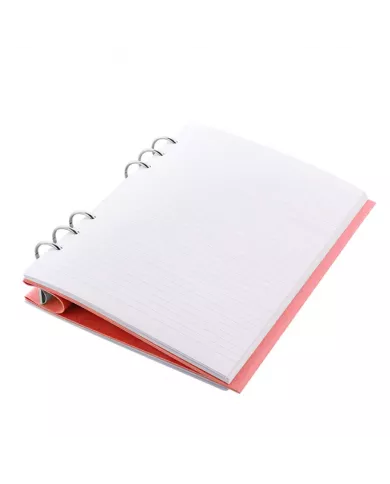 Clipbook A5 simili cuir rose clair