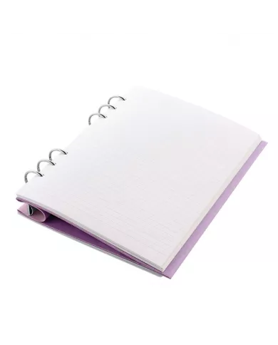 Clipbook A5 simili cuir lavende