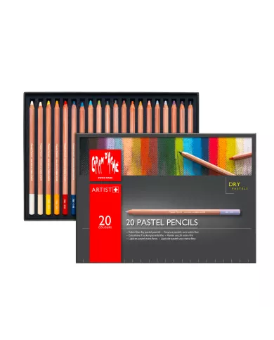 Caran d'ache - Pastel pencils boite de 20 couleurs
