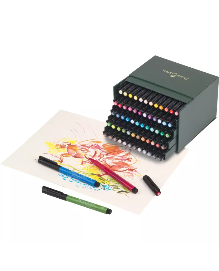 Feutres Pitt Artist Pen Brush, boîte de 12, tons pastels