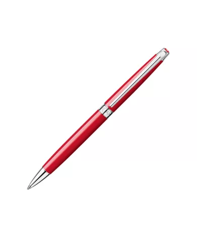 CdA - Stylo-bille Léman SLIM rouge / argenté