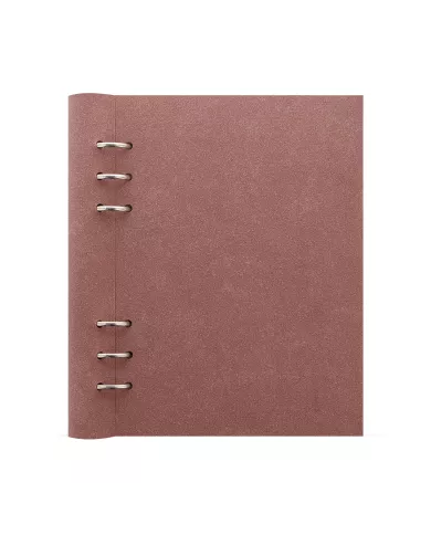 Clipbook simili cuir Terracotta