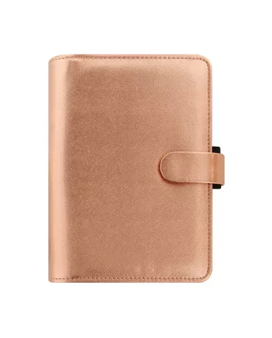 Filofax - Organiseur Saffiano Metallic Rose Gold